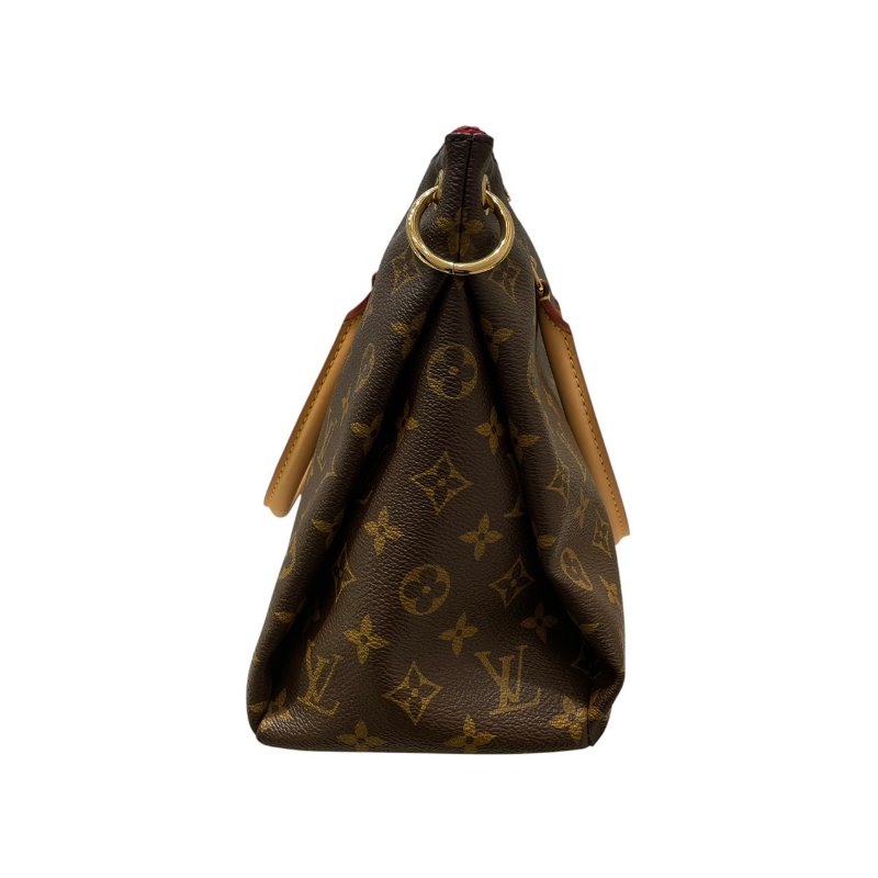 LOUIS VUITTON 路易威登 M41175 PALLAS MM 兩用包 PVC帆布 老花 粉色-3