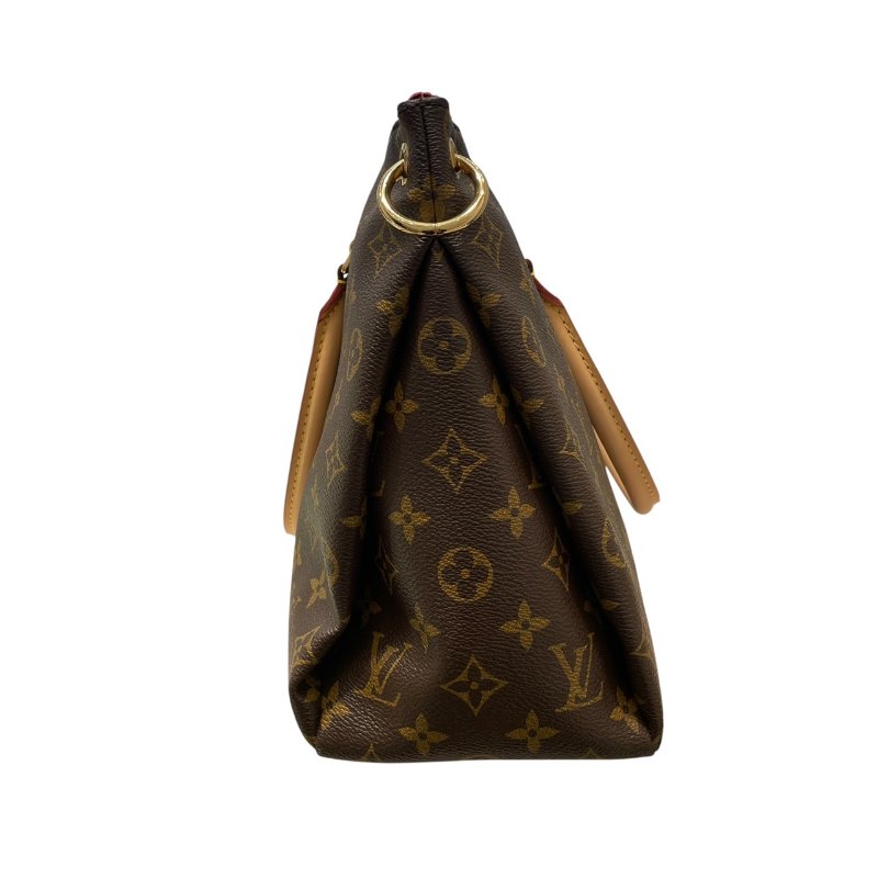 LOUIS VUITTON 路易威登 M41175 PALLAS MM 兩用包 PVC帆布 老花 粉色-4
