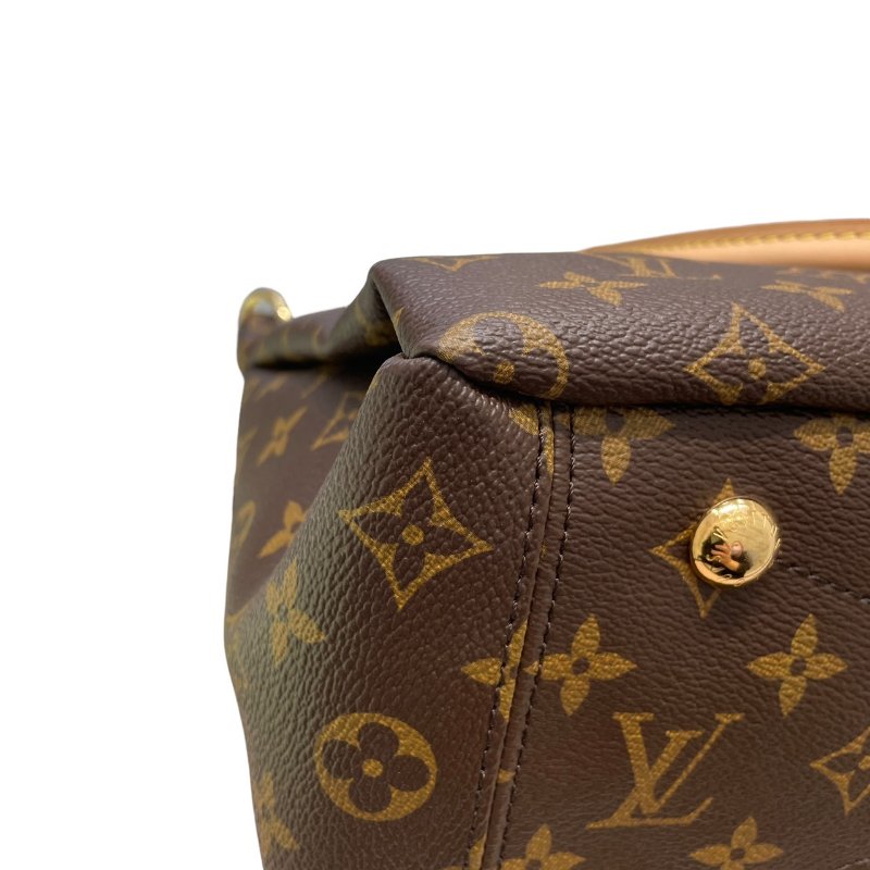 LOUIS VUITTON 路易威登 M41175 PALLAS MM 兩用包 PVC帆布 老花 粉色-6