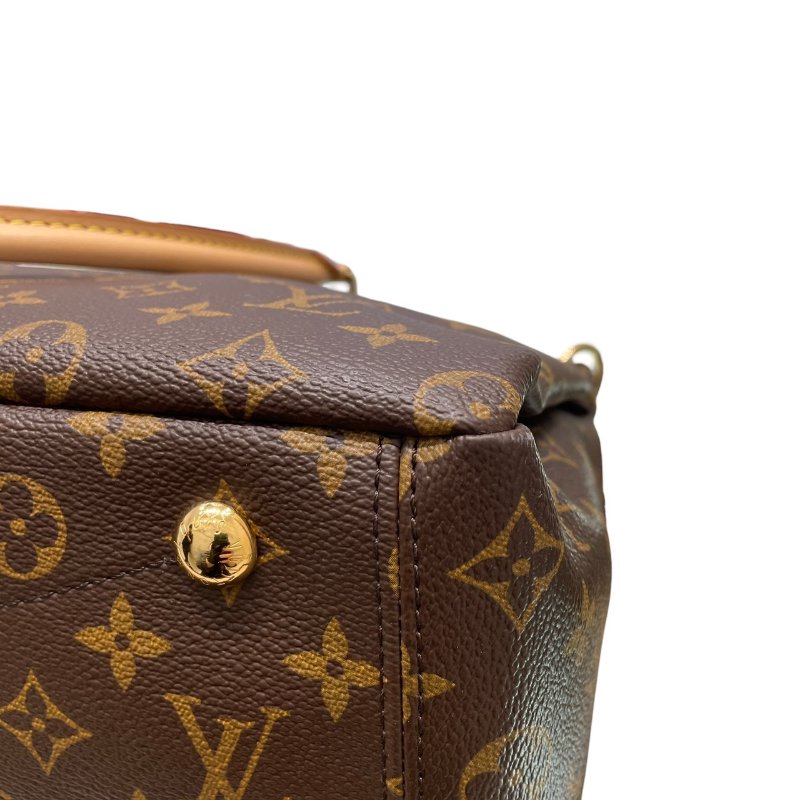 LOUIS VUITTON 路易威登 M41175 PALLAS MM 兩用包 PVC帆布 老花 粉色-7