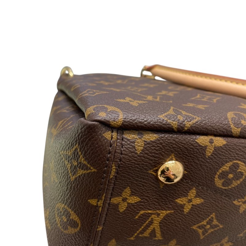 LOUIS VUITTON 路易威登 M41175 PALLAS MM 兩用包 PVC帆布 老花 粉色-8