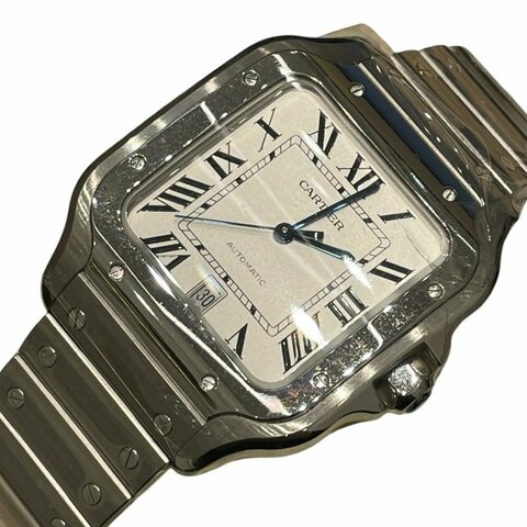 CARTIER 卡地亞 SANTOS 山度士 腕表 40mm 不鏽鋼 自動機械錶