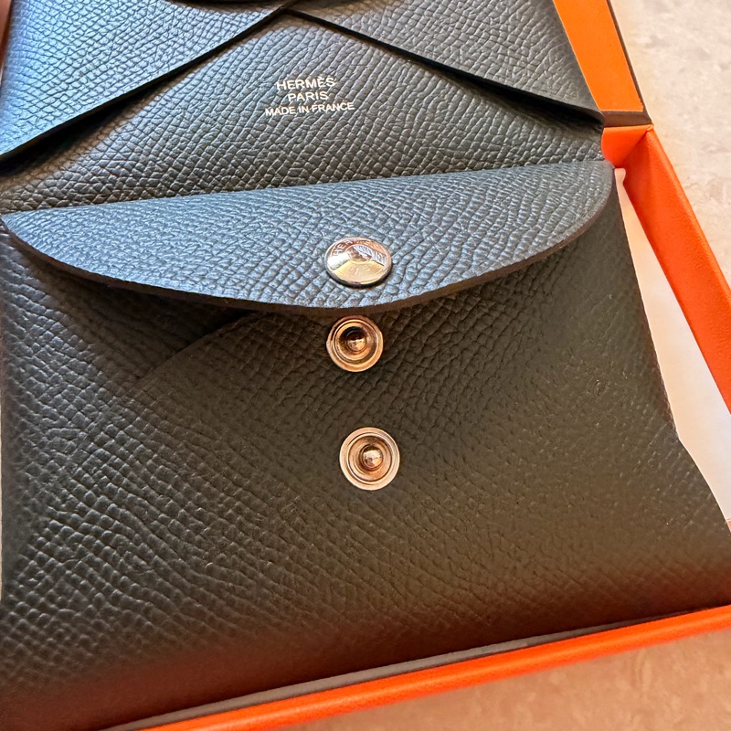 全新愛馬仕Hermes Calvi Duo 卡夾-1
