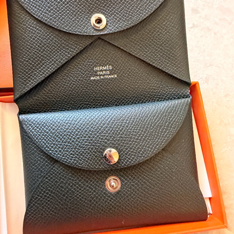 全新愛馬仕Hermes Calvi Duo 卡夾-2