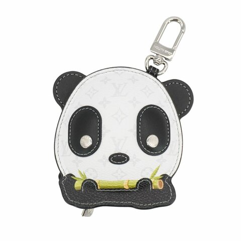 Louis Vuitton Panda 帆布手袋吊飾(M03397-黑白)