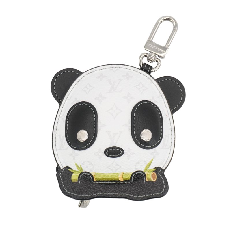 Louis Vuitton Panda 帆布手袋吊飾(M03397-黑白)-0