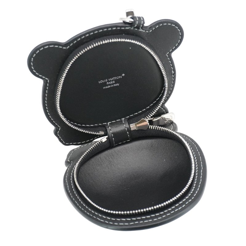 Louis Vuitton Panda 帆布手袋吊飾(M03397-黑白)-3