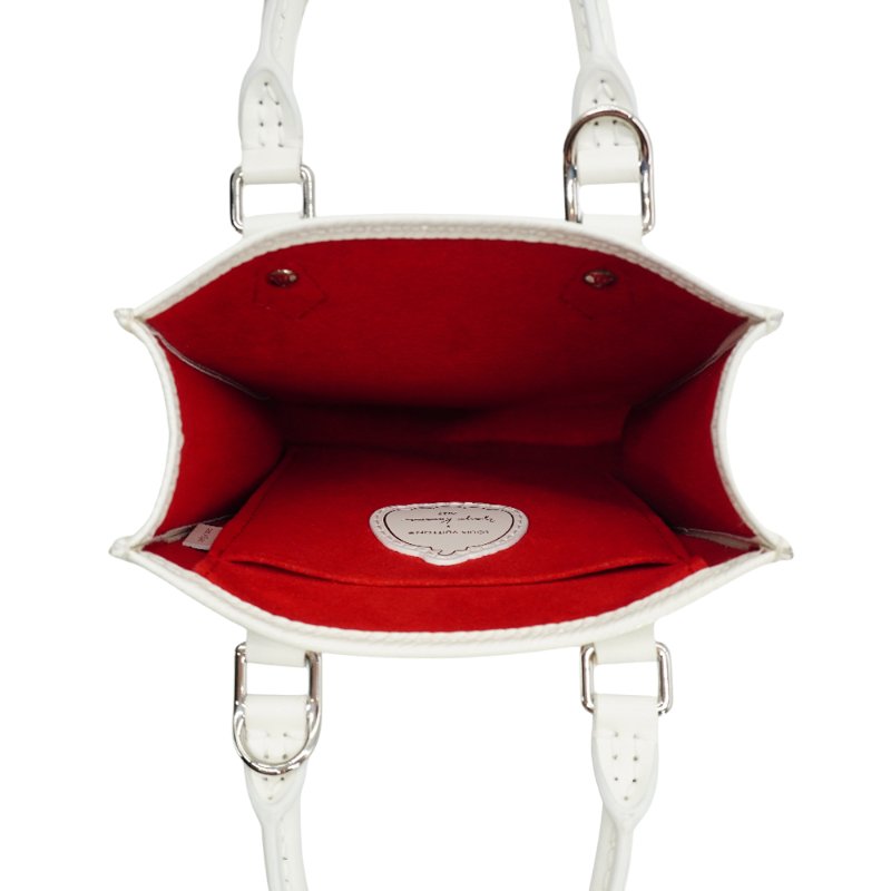 Louis Vuitton x YK 草間彌生 展示品 EPI皮革斜背手機包(M81986-白紅)-4