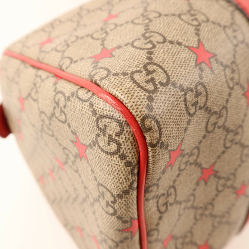 GUCCI 塗層帆布Boston Bag金扣手挽袋-13