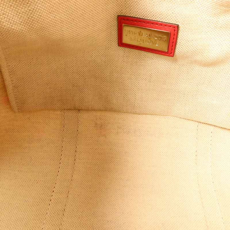 GUCCI 塗層帆布Boston Bag金扣手挽袋-15