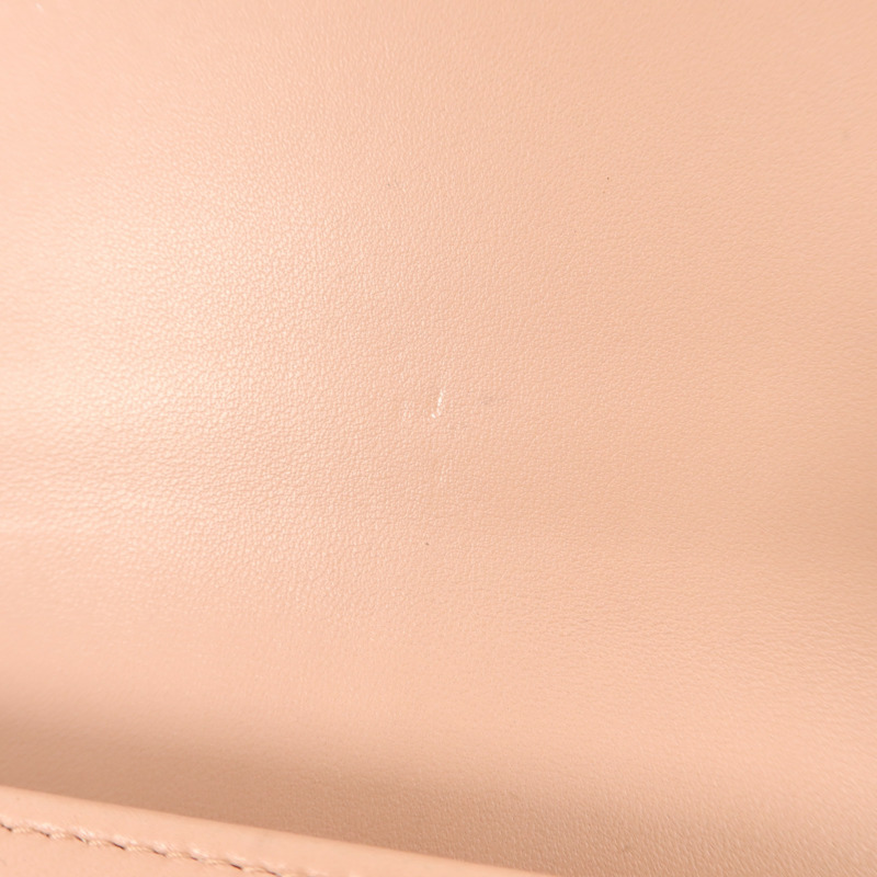 Miu Miu 羊皮皮革Mateiasse Delice銀扣鏈帶肩背袋-19