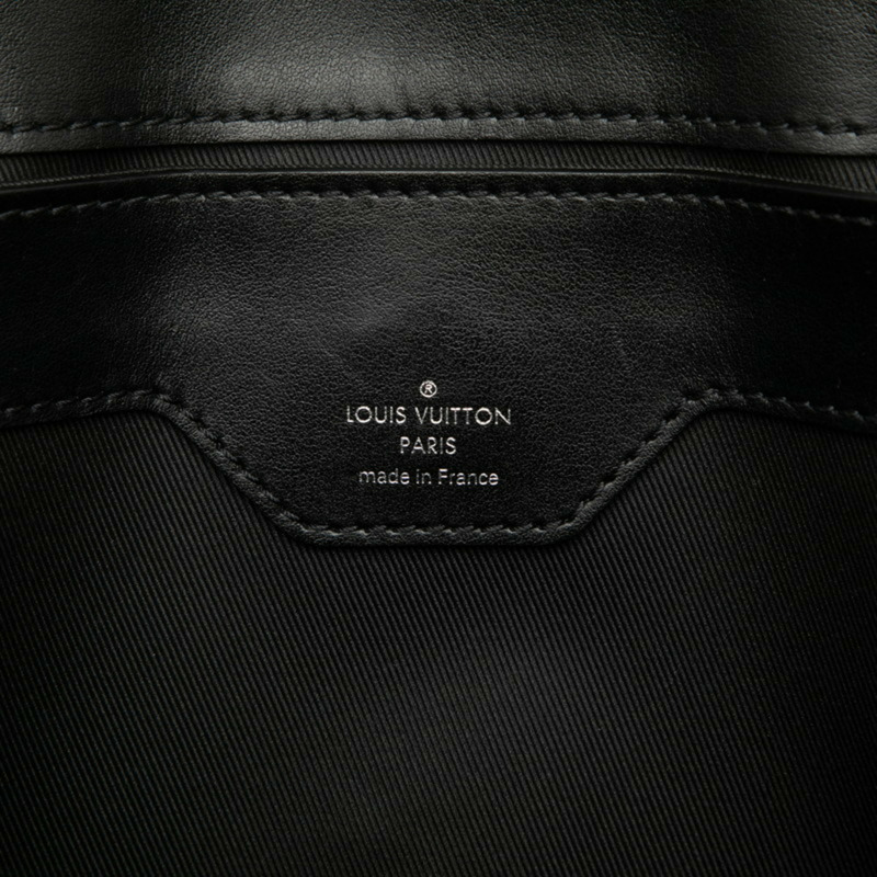 路易威登 Monogram Eclipse Grand Sac 手提包 M44733 灰色/黑色皮革 男士 LOUIS VUITTON-4