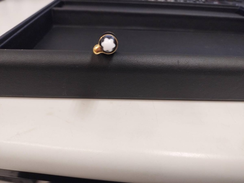 真品MONTBLANC 萬寶龍 Meisterstück 大師傑作（大班）鍍黃金經典原子筆-9