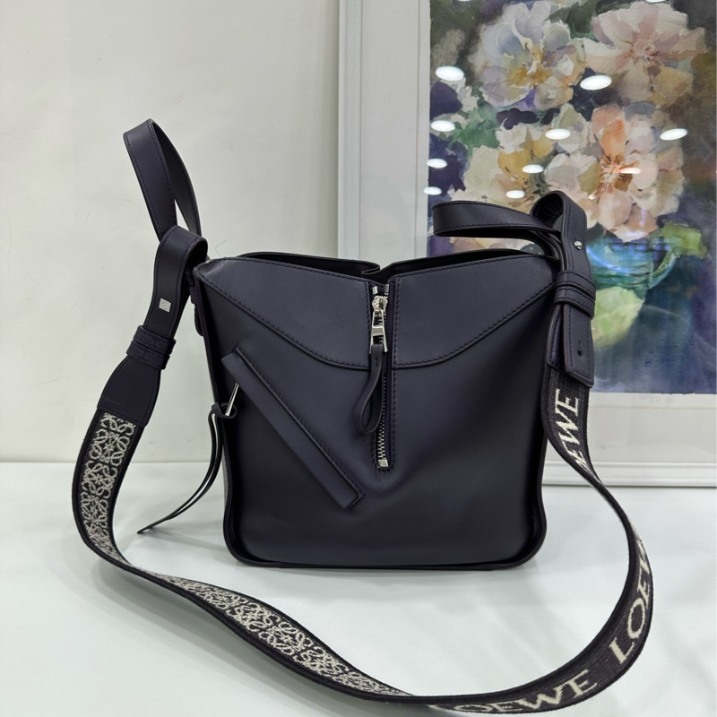 Loewe羅意威 紫色吊床 hammock bag小號-1