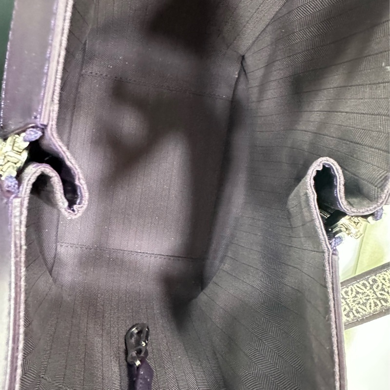Loewe羅意威 紫色吊床 hammock bag小號-7