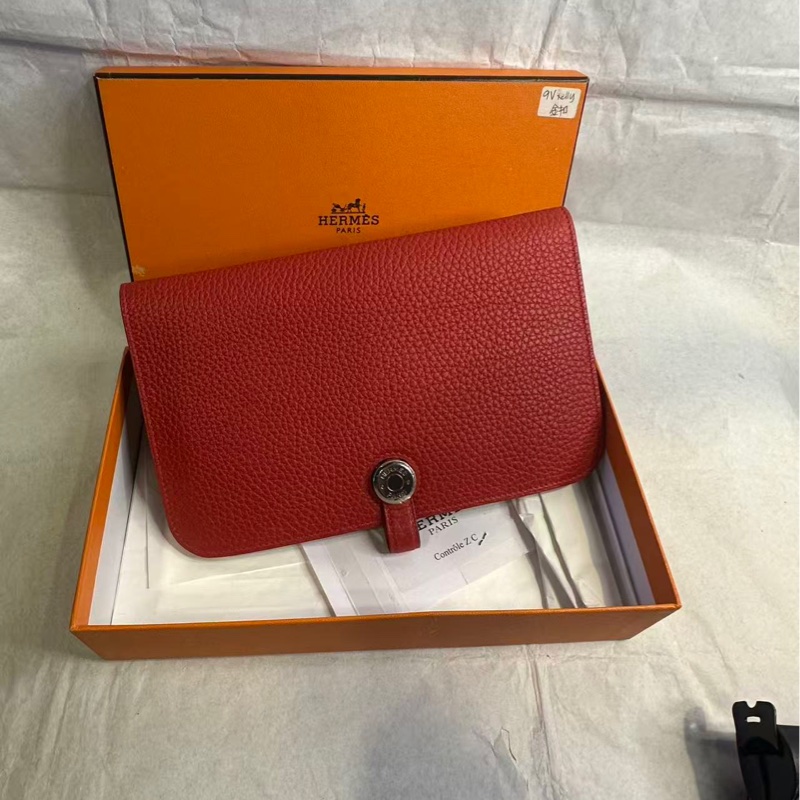 爱马仕(Hermès)Dogon Duo GM 长款钱包-7