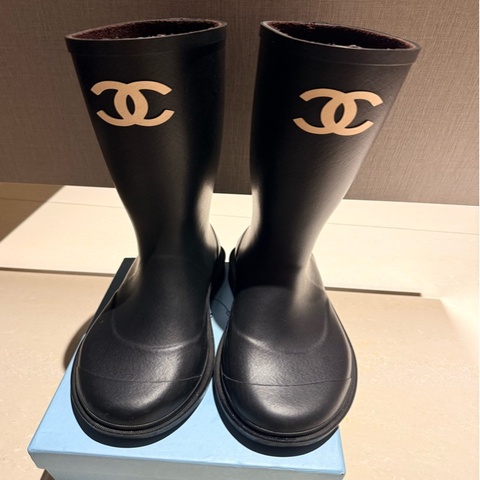 Chanel 雨靴 雨鞋 41號