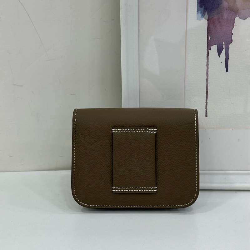 Hermes 愛馬仕 constance slim 康康slim 大象灰金扣 epsom皮 K刻 全新有購證-2