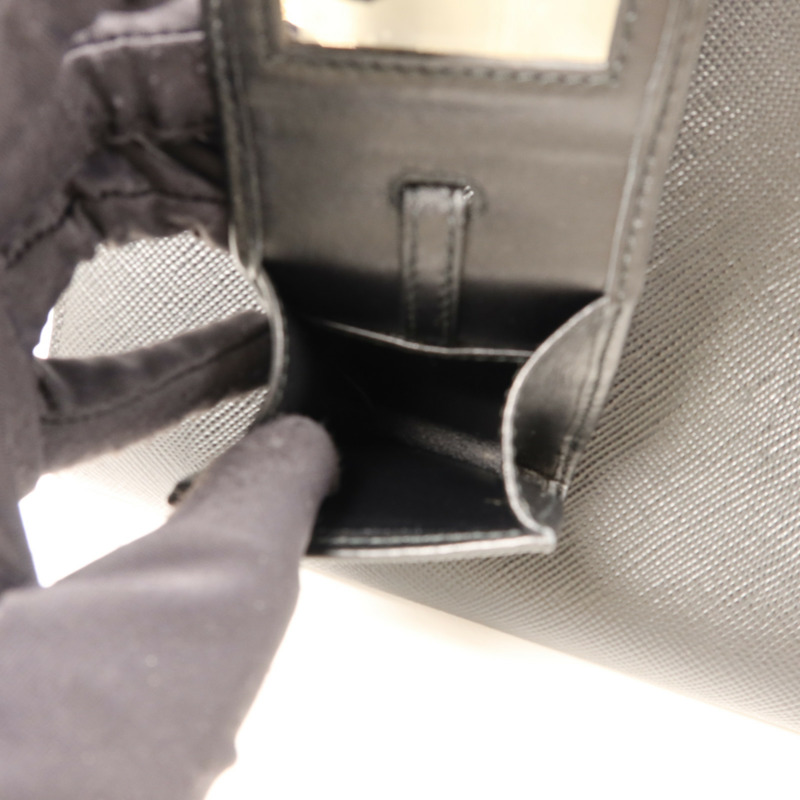 PRADA 牛皮皮革2 Way Shoulder金扣手挽肩背兩用袋-10