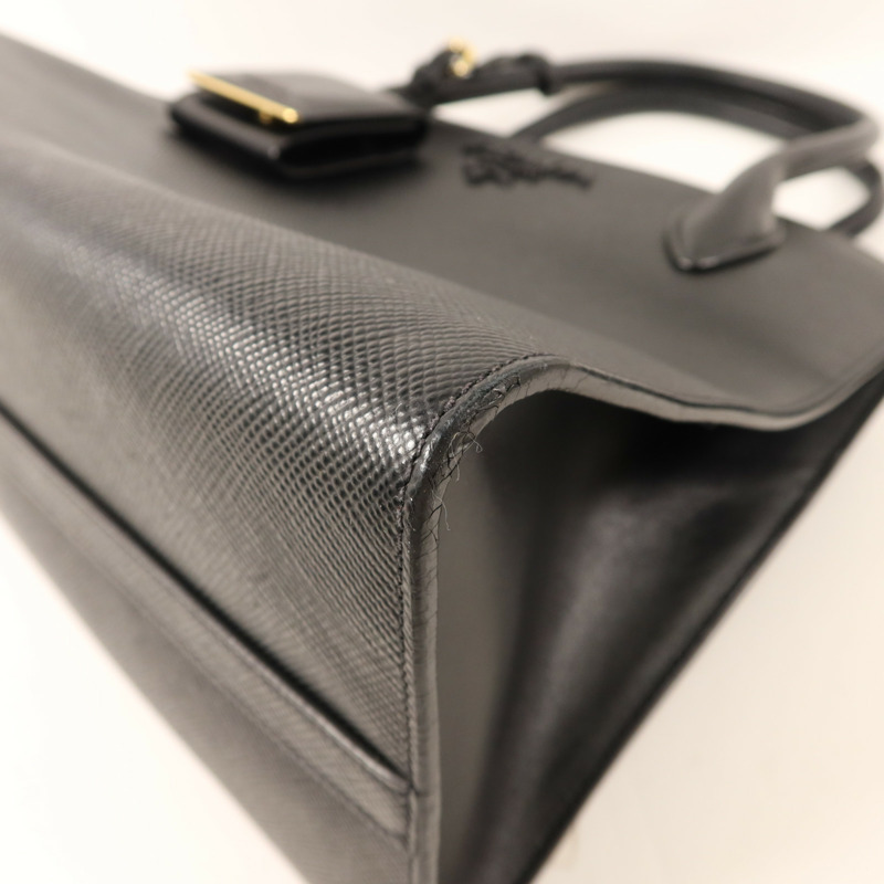 PRADA 牛皮皮革2 Way Shoulder金扣手挽肩背兩用袋-13