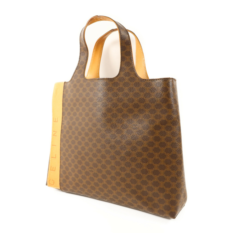 CELINE 塗層帆布Handbag金扣手挽袋-2