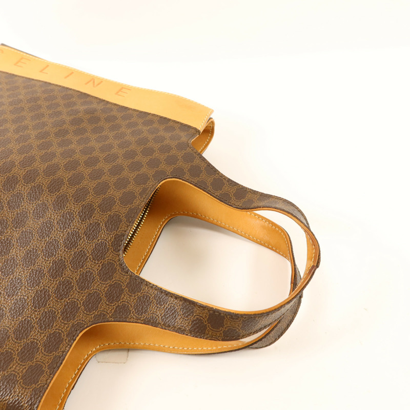 CELINE 塗層帆布Handbag金扣手挽袋-4