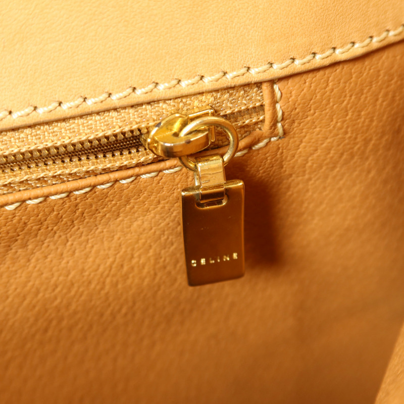 CELINE 塗層帆布Handbag金扣手挽袋-9