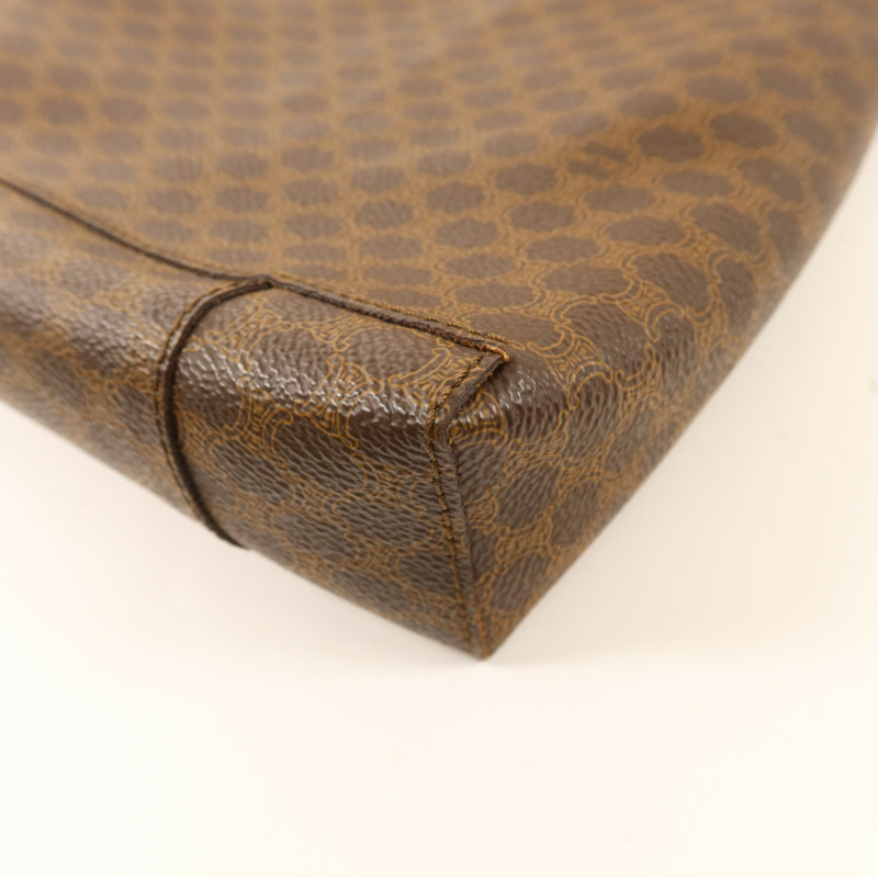 CELINE 塗層帆布Handbag金扣手挽袋-12