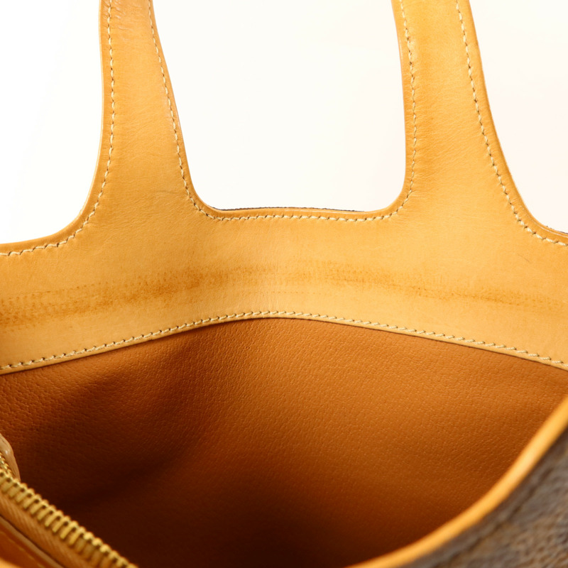 CELINE 塗層帆布Handbag金扣手挽袋-16