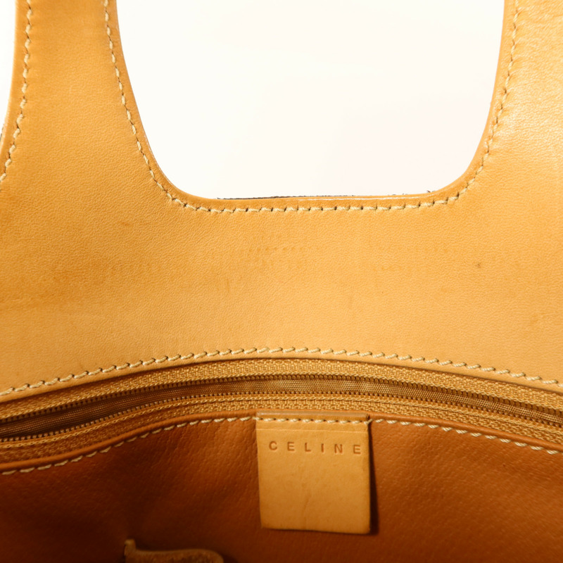 CELINE 塗層帆布Handbag金扣手挽袋-17