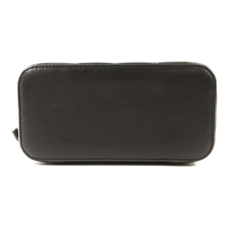 CHANEL 羊皮皮革Vanity Bag金扣鏈帶肩背袋-3