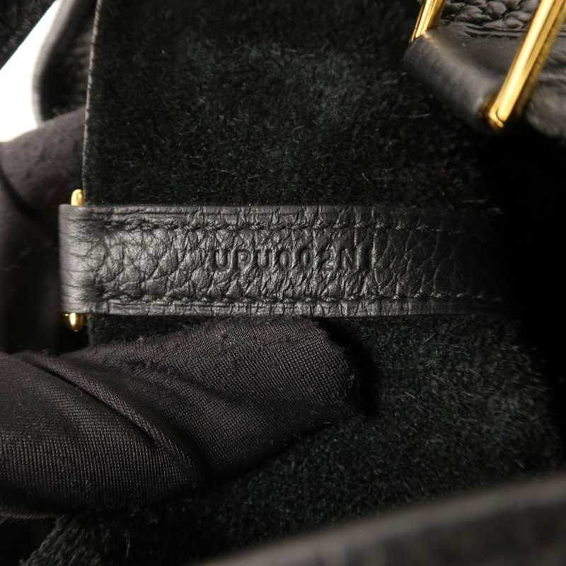 HERMES Clemence皮革Picotin PM金扣手挽袋Noir-7