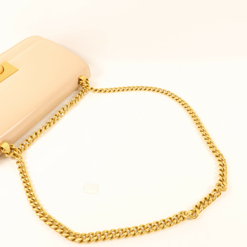 BOTTEGA VENETA 牛皮皮革Chain Shoulder Bag金扣鏈帶肩背袋-5