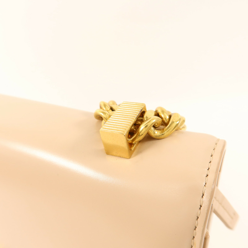 BOTTEGA VENETA 牛皮皮革Chain Shoulder Bag金扣鏈帶肩背袋-13