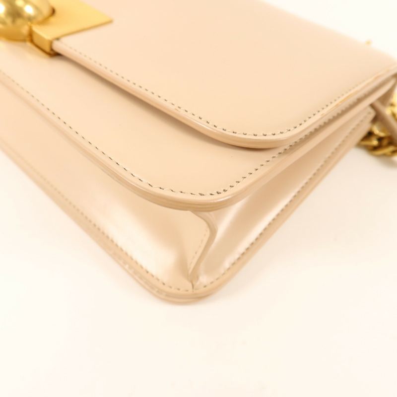 BOTTEGA VENETA 牛皮皮革Chain Shoulder Bag金扣鏈帶肩背袋-14