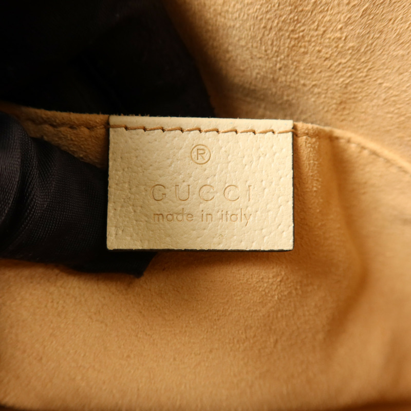 GUCCI 牛皮皮革GG Suptrme Ophidia金扣肩背袋-6