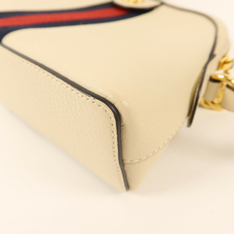 GUCCI 牛皮皮革GG Suptrme Ophidia金扣肩背袋-11