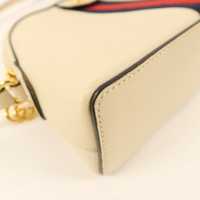 GUCCI 牛皮皮革GG Suptrme Ophidia金扣肩背袋-12