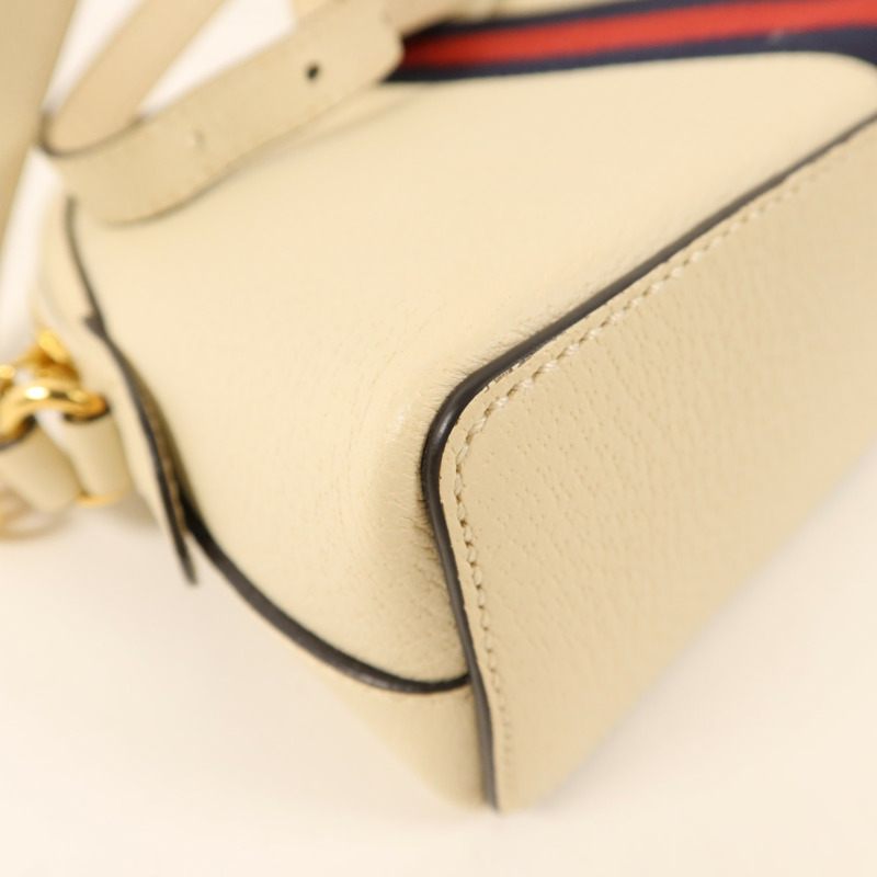 GUCCI 牛皮皮革GG Suptrme Ophidia金扣肩背袋-14