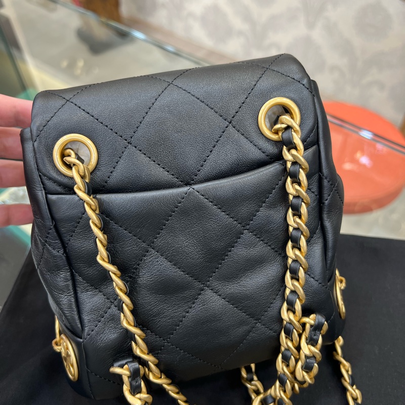 香奈兒金幣後背包 鏈條後背包-7