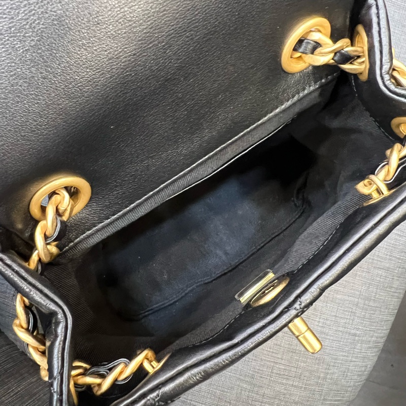 香奈兒金幣後背包 鏈條後背包-9