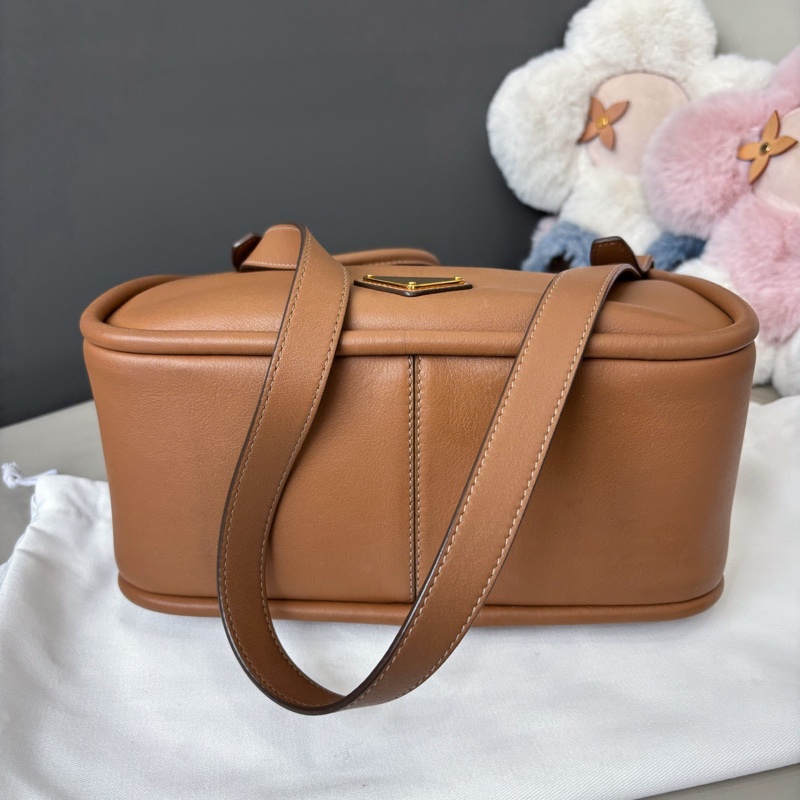 Prada Darling牛皮手提斜挎包 約25×18 輕微使用感 無明顯瑕疵,-8