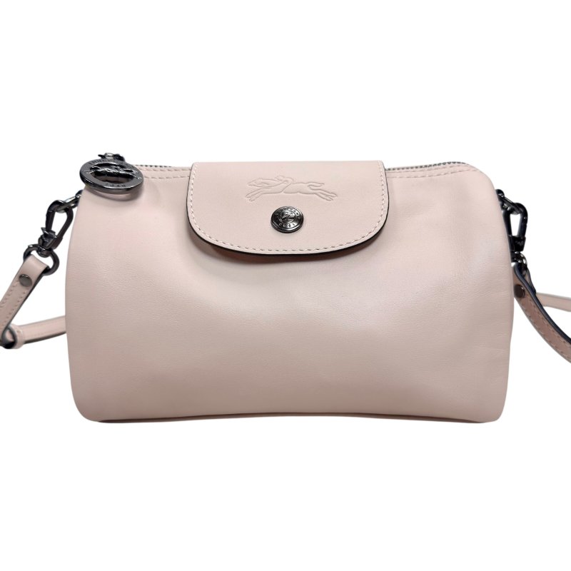 LONGCHAMP Pliage 皮革 斜揹袋-3