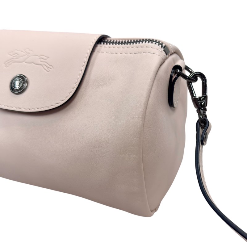 LONGCHAMP Pliage 皮革 斜揹袋-11