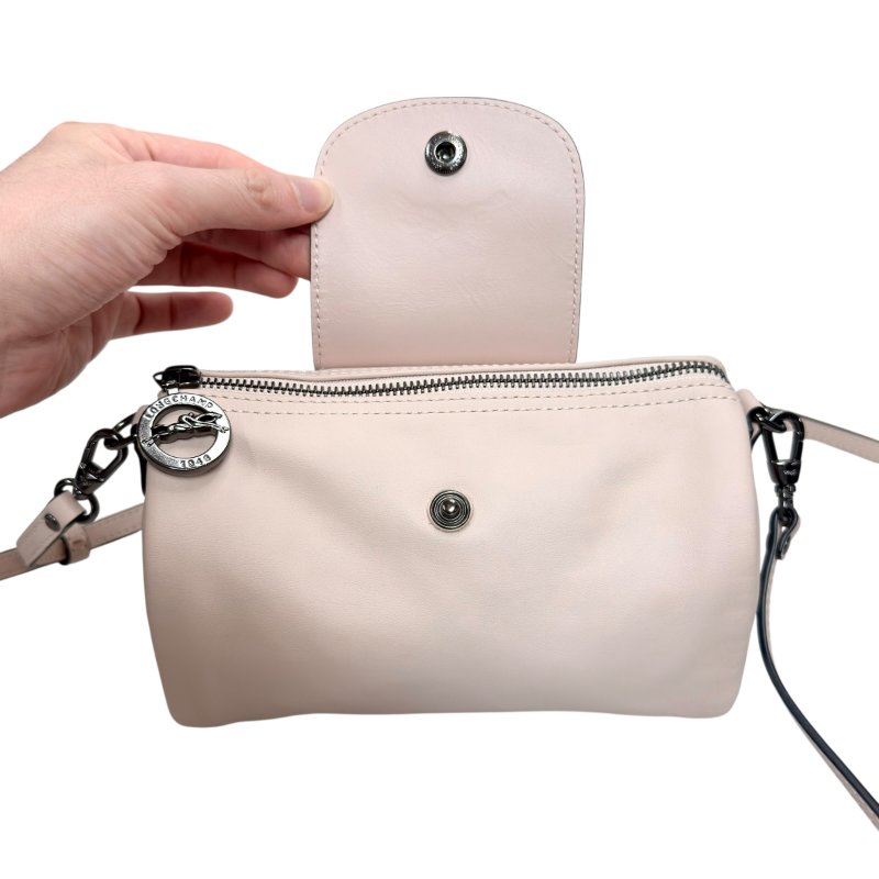 LONGCHAMP Pliage 皮革 斜揹袋-17