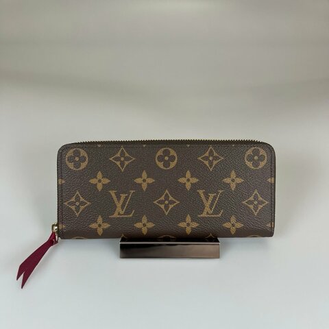 LV M60742/晶片款 紅老花ㄇ拉長夾