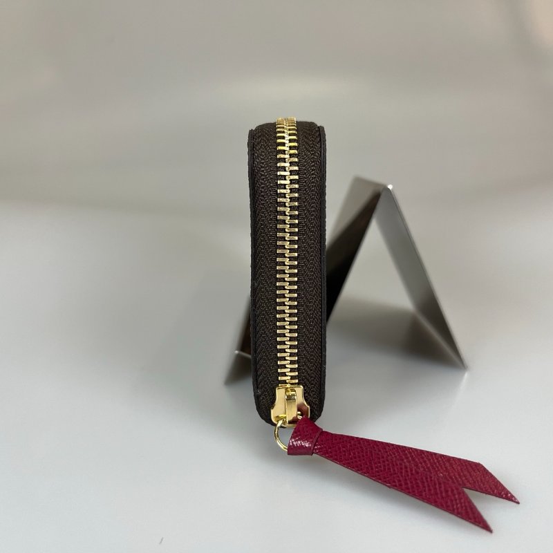 LV M60742/晶片款 紅老花ㄇ拉長夾-3