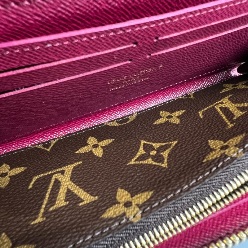 LV M60742/晶片款 紅老花ㄇ拉長夾-7