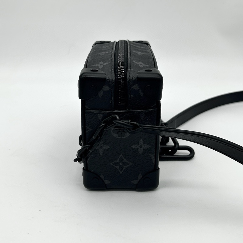 「JL精品代購」9新 LV Soft Trunk現代款黑色老花盒子-4