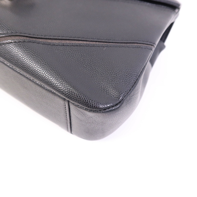 CHANEL 牛皮皮革Shoulder Bag銀扣鏈帶肩背袋-4